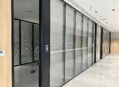武汉百叶隔断工程现场实拍图